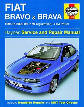 portada Fiat Bravo & Brava Service and Repair Manual: 1995-2000 (Haynes Service and Repair Manual Series) (en Inglés)