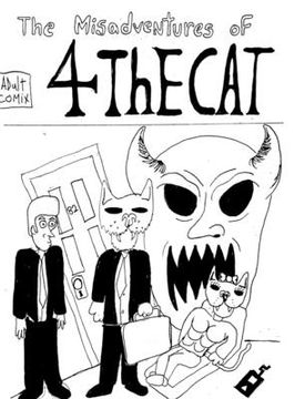 portada The misadventures of 4 the cat: a very trash comic book