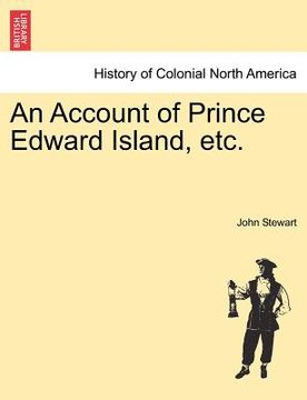 portada an account of prince edward island, etc. (en Inglés)