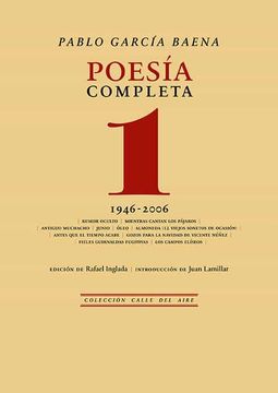 portada Poesía Completa, 1: 1946-2006: 203 (Calle del Aire) (in Spanish)