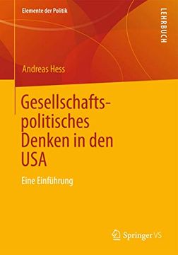 portada Gesellschaftspolitisches Denken in den Usa: Eine Einführung (en Alemán)