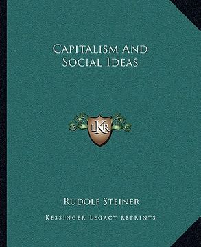 portada capitalism and social ideas (en Inglés)