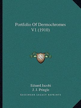 portada portfolio of dermochromes v1 (1910) (en Inglés)