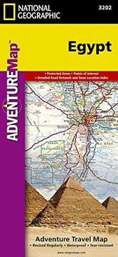 portada national geographic adventure map egypt (en Inglés)