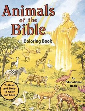 portada animals of the bible coloring book (in English)