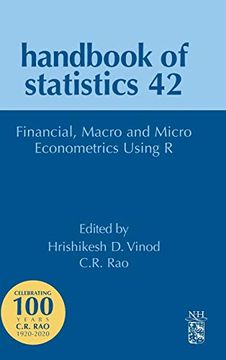 portada Financial, Macro and Micro Econometrics Using r (Handbook of Statistics) 