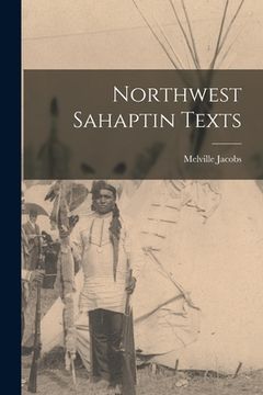 portada Northwest Sahaptin Texts (in English)