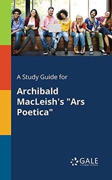 portada A Study Guide for Archibald MacLeish's "Ars Poetica"