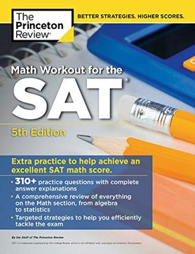 portada Math Workout for the sat (The Princeton Review Math) (en Inglés)