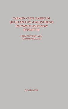 portada Carmen Choliambicum Quod Apud Ps. -Callisthenis Historiam Alexandri Reperitur (en Italiano)
