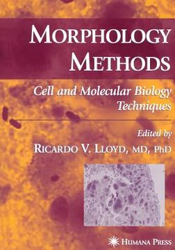 portada morphology methods: cell and molecular biology techniques (en Inglés)