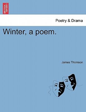 portada winter, a poem. (in English)