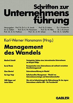 portada Management Des Wandels (in German)