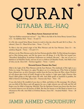 portada Quran: Kitaaba Bil-Haq (en Inglés)