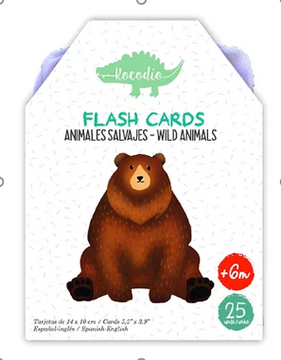 portada Flash Cards Animales Salvajes