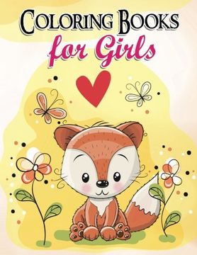 portada Gorgeous Coloring Book for Girls: The Really Best Relaxing Colouring Book For Girls 2017 (Cute, Animal, Dog, Cat, Elephant, Rabbit, Owls, Bears, Kids Coloring Books Ages 2-4, 4-8, 9-12)