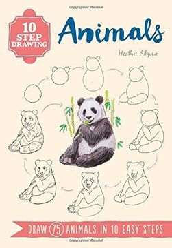 portada 10 Step Drawing: Animals (en Inglés)