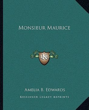 portada monsieur maurice (in English)