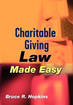 portada charitable giving law made easy (in English)