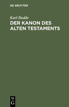 portada Der Kanon des Alten Testaments (en Alemán)