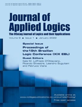 portada Journal of Applied Logics. The IfCoLog Journal of Logics and their Applications, Volume 9, Issue 1, January 2022. Special issue: Proceedings of the 19 (en Inglés)
