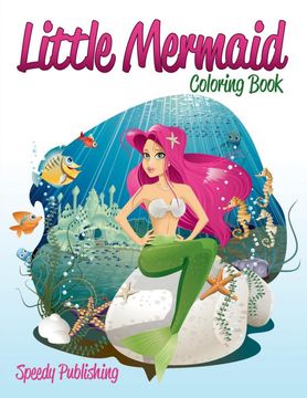 portada Little Mermaid Coloring Book (in English)