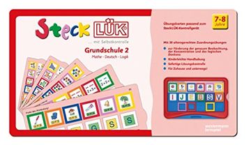 portada Stecklük. Grundschule mix 2 Mathe - Deutsch - Logik: Alter 7 - 8 (Rot) (in German)