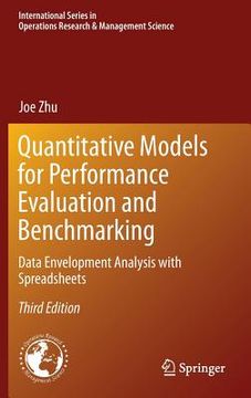 portada Quantitative Models for Performance Evaluation and Benchmarking: Data Envelopment Analysis with Spreadsheets (en Inglés)