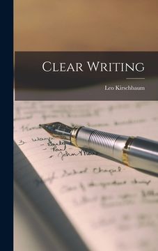 portada Clear Writing (in English)