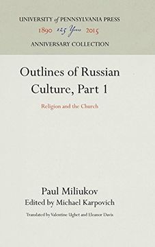 portada Outlines of Russian Culture, Part 1 (en Inglés)
