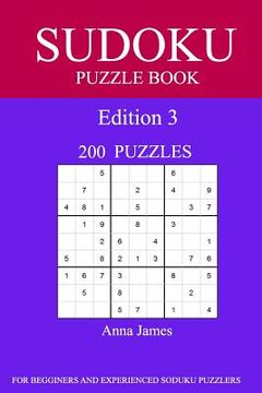 portada Sudoku Puzzle Book: [2017 Edition] 200 Puzzles Edition 3 (en Inglés)