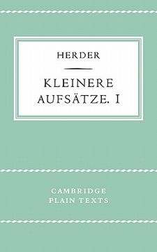 portada Kleinere Aufsätze i Paperback (in English)
