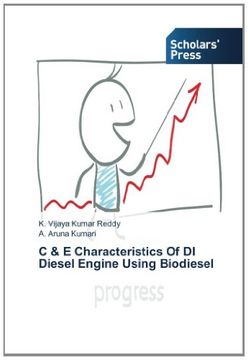 portada C & E Characteristics Of DI Diesel Engine Using Biodiesel