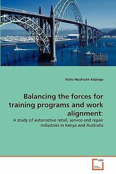 portada balancing the forces for training programs and work alignment