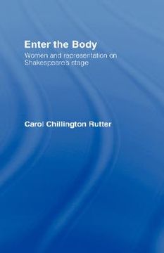 portada enter the body: women and representation on shakespeare's stage (in English)