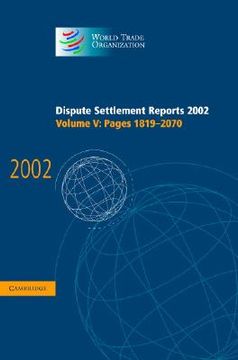 portada dispute settlement reports 2002: volume 5, pages 1819-2070 (in English)