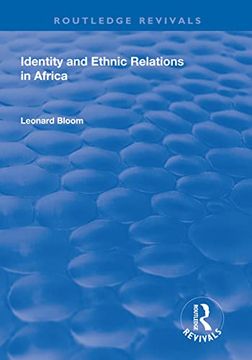 portada Identity and Ethnic Relations in Africa (en Inglés)