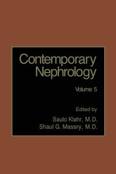 portada Contemporary Nephrology: Volume 5 (en Inglés)