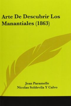 portada Arte de Descubrir los Manantiales (1863) (in Spanish)