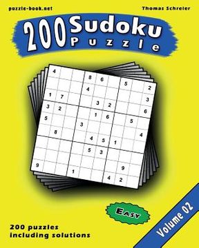 portada Sudoku: 200 Easy 9x9 Sudoku, Vol. 2 (in English)