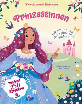portada Mein Glitzerndes Stickerbuch. Prinzessinnen (in German)