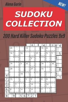 portada Sudoku Collection: 200 Hard Killer Sudoku Puzzles 9x9 (en Inglés)