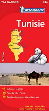 portada Tunisia 1: 800. 000: Map (Carte Nazionali) (en Francés)