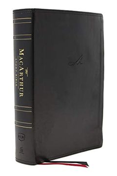 portada Nkjv, Macarthur Study Bible, 2nd Edition, Leathersoft, Black, Comfort Print: Unleashing God'S Truth one Verse at a Time (en Inglés)