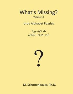 portada What's Missing?: Urdu Alphabet Puzzles (in English)