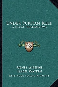 portada under puritan rule: a tale of troublous days