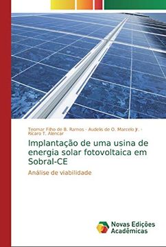 portada Implantação de uma Usina de Energia Solar Fotovoltaica em Sobral-Ce: Análise de Viabilidade