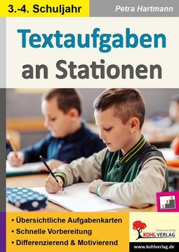 portada Textaufgaben an Stationen / Klasse 3-4 (en Alemán)