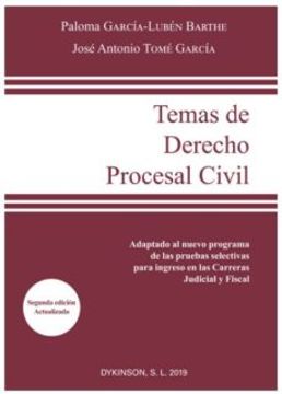 portada Temas de Derecho Procesal Civil