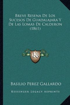 portada Breve Resena de los Sucesos de Guadalajara y de las Lomas de Calderon (1861)